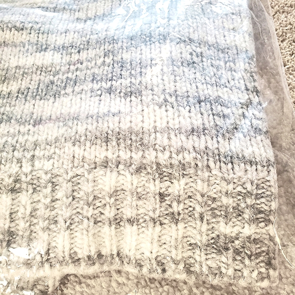 Eileen Fisher Merino Wool Silk Blend Top,Plus Size - Picture 7 of 7